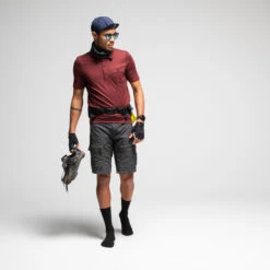 Gravel Cycling And Touring Merino Wool Polo Shirt -RideGear Shop kb9f0fa2e511e8d1d0056accc7b98b774