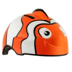 Bicycle Helmet For Kids | Orange Clown Fish | Crazy Safety | EN 1078 Certified