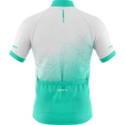 Zone3 Cycle Jersey Contours Women's White/Green -RideGear Shop kc9d4cf9e0f809215fb7044a933dfaecb