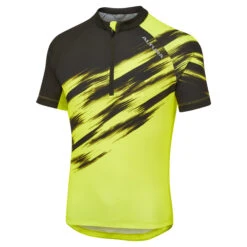 Altura Kid's Airstream Short Sleeve Jersey Road Hi-Viz Yellow/Olive 7