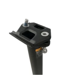 Rockrider 31.6 Mm 0° Offset 350/400 Mm Carbon Seat Post With Clamp - Black -RideGear Shop kcbe98c1ba89232ffe66cd99437f2a93b