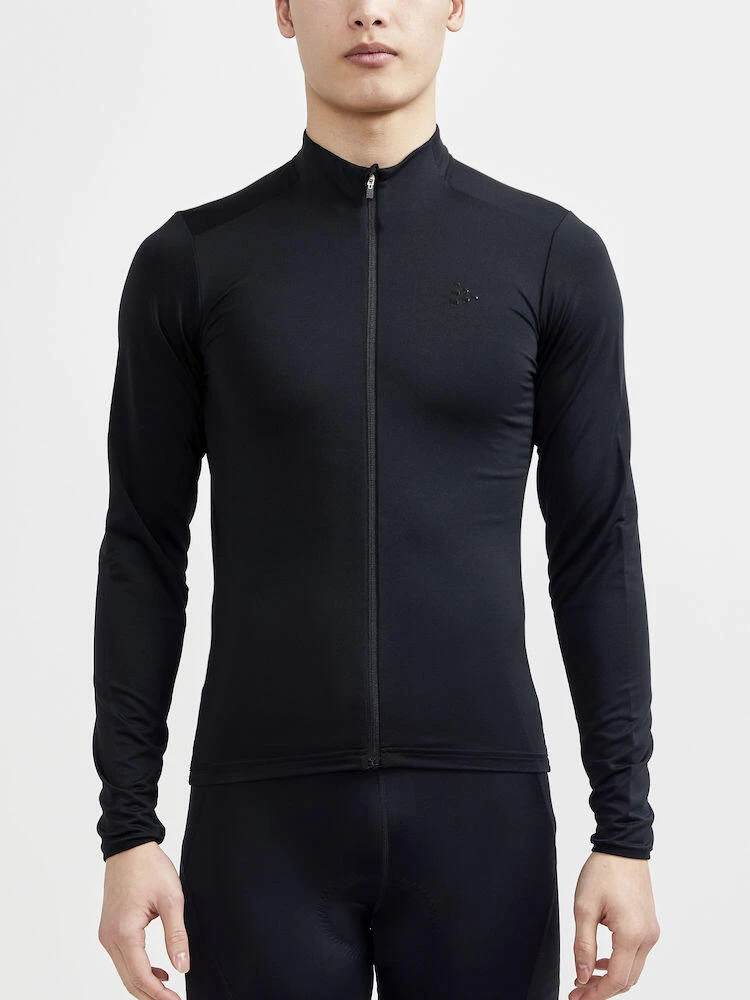 Craft MENS CORE BIKE ESSENCE LONG SLEEVE JERSEY Black 5 Craft MENS CORE BIKE ESSENCE LONG SLEEVE JERSEY Black - Image 3