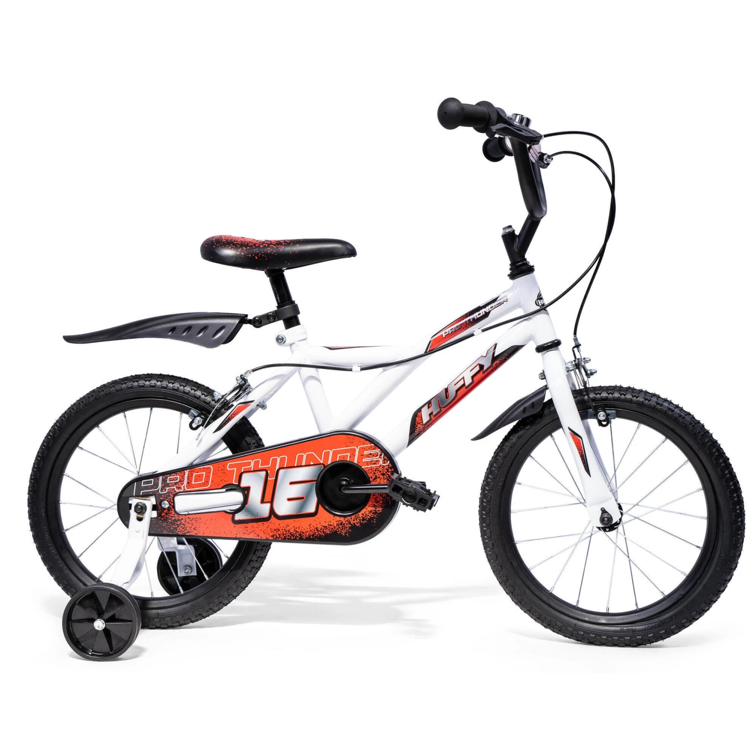 Huffy Pro Thunder 16" White BMX Bike For Kids 5 4 Huffy Pro Thunder 16" White BMX Bike For Kids 5 - Image 2