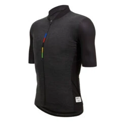 Men's Short-Sleeved Road Cycling Jersey Santini UCI - Black Rainbow -RideGear Shop kd4acc700cb63c66fb6933d8399ff1c2e