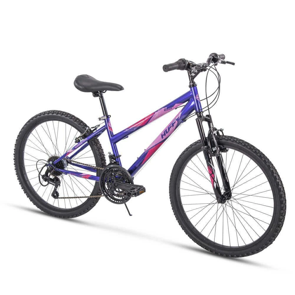 Huffy Stone Mountain Kids 24" Mountain Bike 21 Speed Purple 8 3 Huffy Stone Mountain Kids 24" Mountain Bike 21 Speed Purple 8
