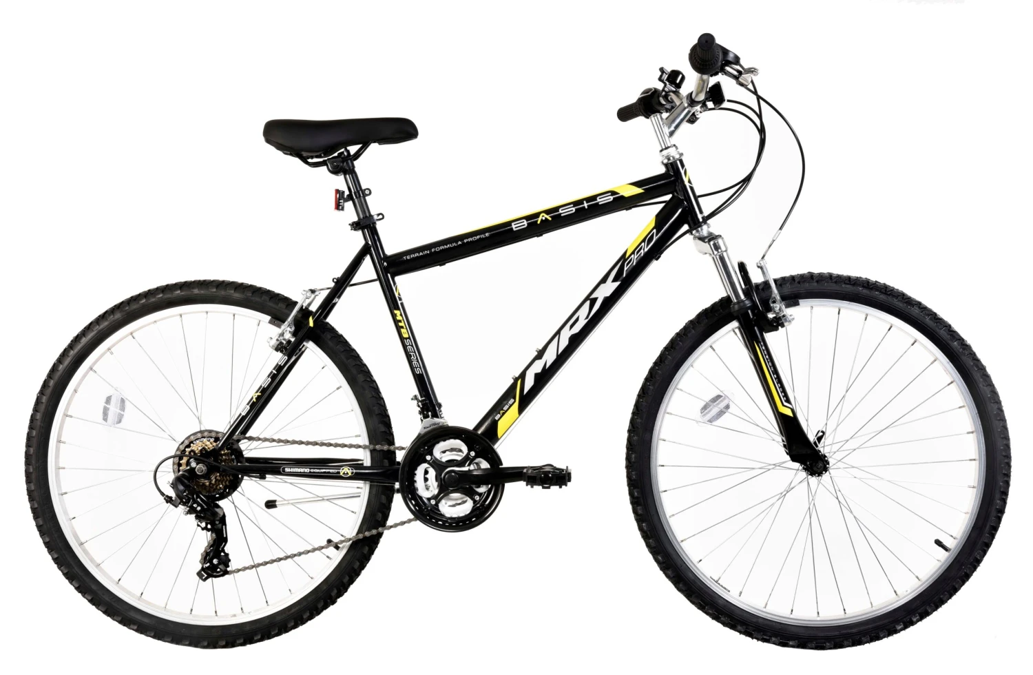 Basis MRX Pro 26In Hardtail Mountain Bike, 18 Speed 3 Basis MRX Pro 26In Hardtail Mountain Bike, 18 Speed