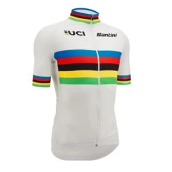 Men's Short-Sleeved Road Cycling Jersey - Santini UCI World Champion 9 Men's Short-Sleeved Road Cycling Jersey - Santini UCI World Champion -RideGear Shop kdf368ca819734df5a98cc83f02af52b2