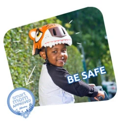 Bicycle Helmet For Kids | Orange Tiger | Crazy Safety | EN 1078 Certified 10 Bicycle Helmet For Kids | Orange Tiger | Crazy Safety | EN 1078 Certified -RideGear Shop ke8a2fe506b3ca916288719f7bee3290a