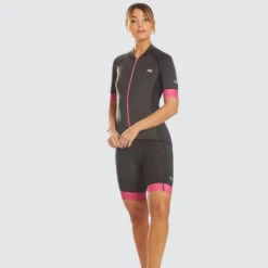 Zone3 Performance Culture Cycle Jersey Women's Black/Pink -RideGear Shop ke8f9e8f19ca219cecd1583551996a58b