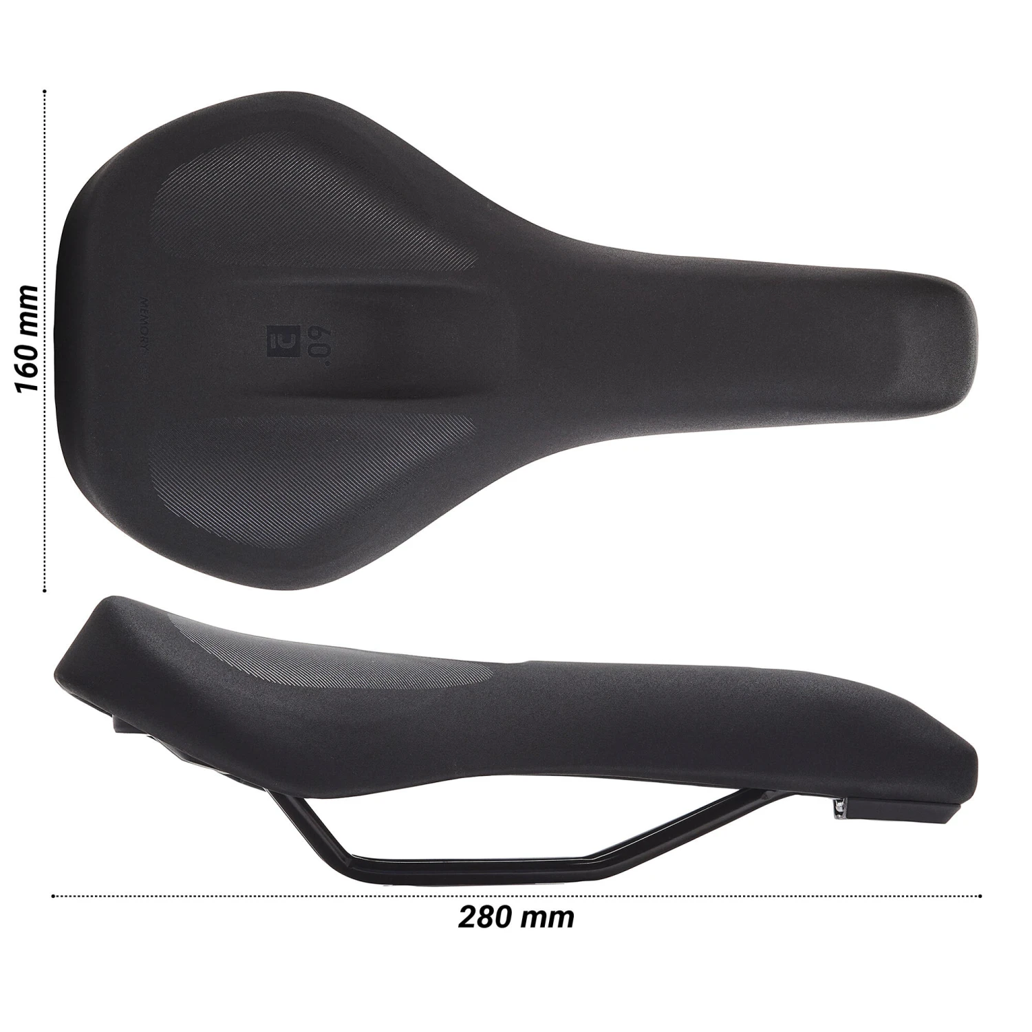 Decathlon SD Memory Foam 60° Trekking Bike Saddle 5 Decathlon SD Memory Foam 60° Trekking Bike Saddle - Image 3