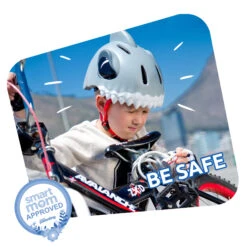 Bicycle Helmet For Kids | Black Shark | Crazy Safety | EN 1078 Certified -RideGear Shop kecd664d2c36906339264a59bc2c67104 2