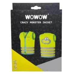 Kids' High Visibility Cycling Safety Gilet Wowow Crazy Monster -RideGear Shop ked8791f72cc66d654e9205d2f7a5d37e
