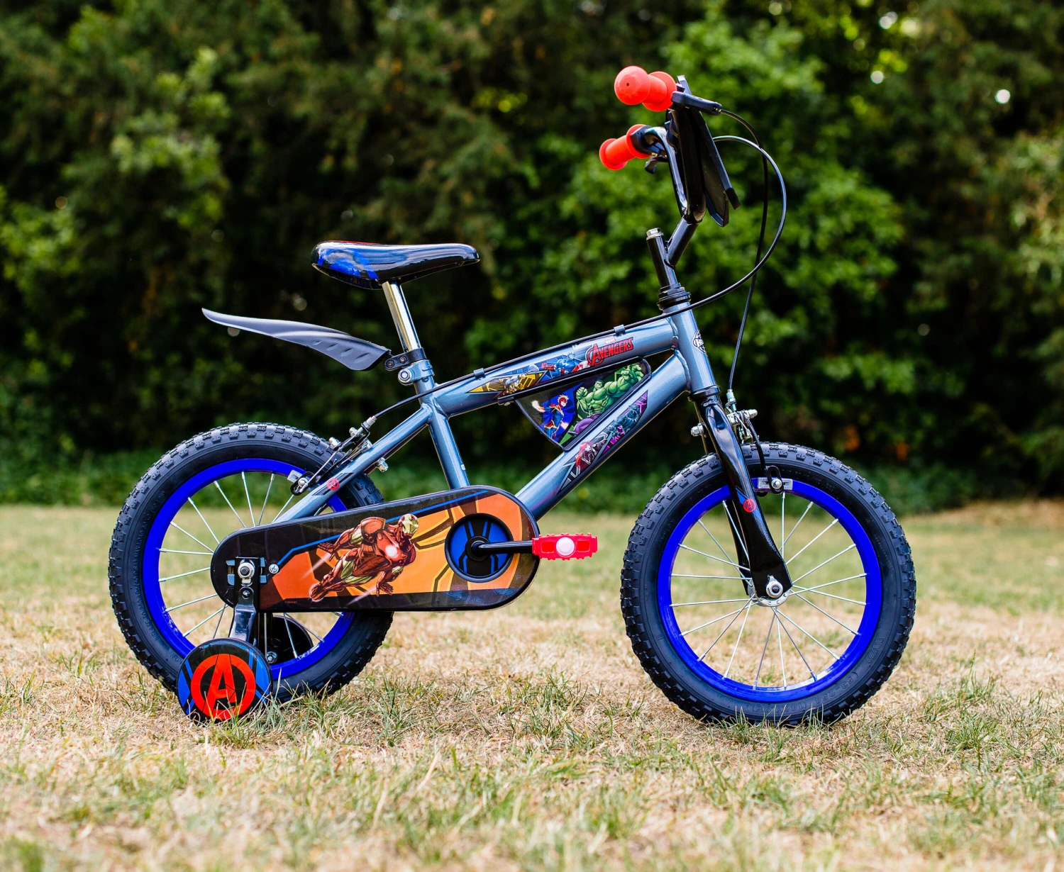 Huffy Marvel Avengers Kids 14 Inch Bike For Boys And Girls 4 4 Huffy Marvel Avengers Kids 14 Inch Bike For Boys And Girls 4 - Image 2