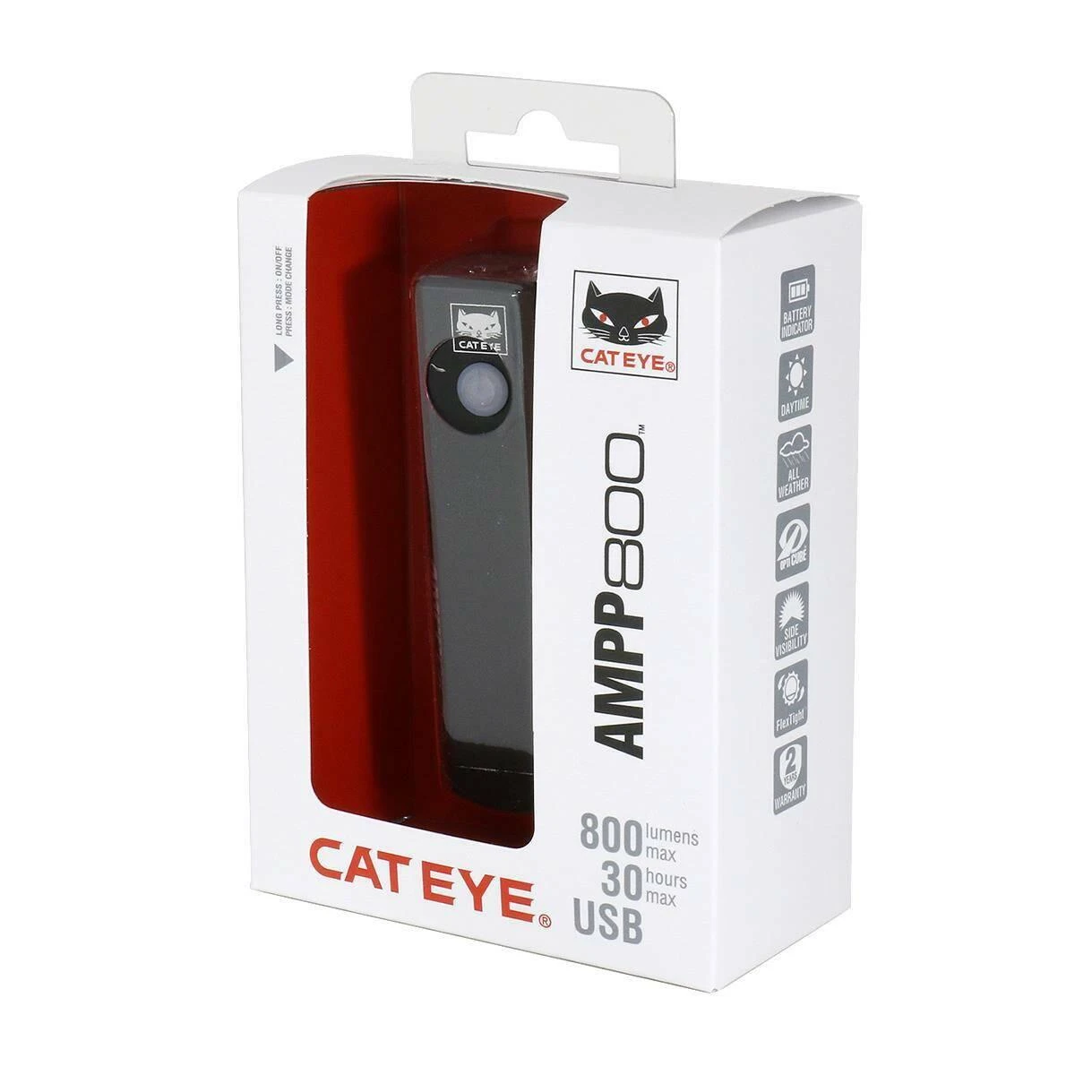 Cateye AMPP 800 Front Light Black 9 Cateye AMPP 800 Front Light Black - Image 7