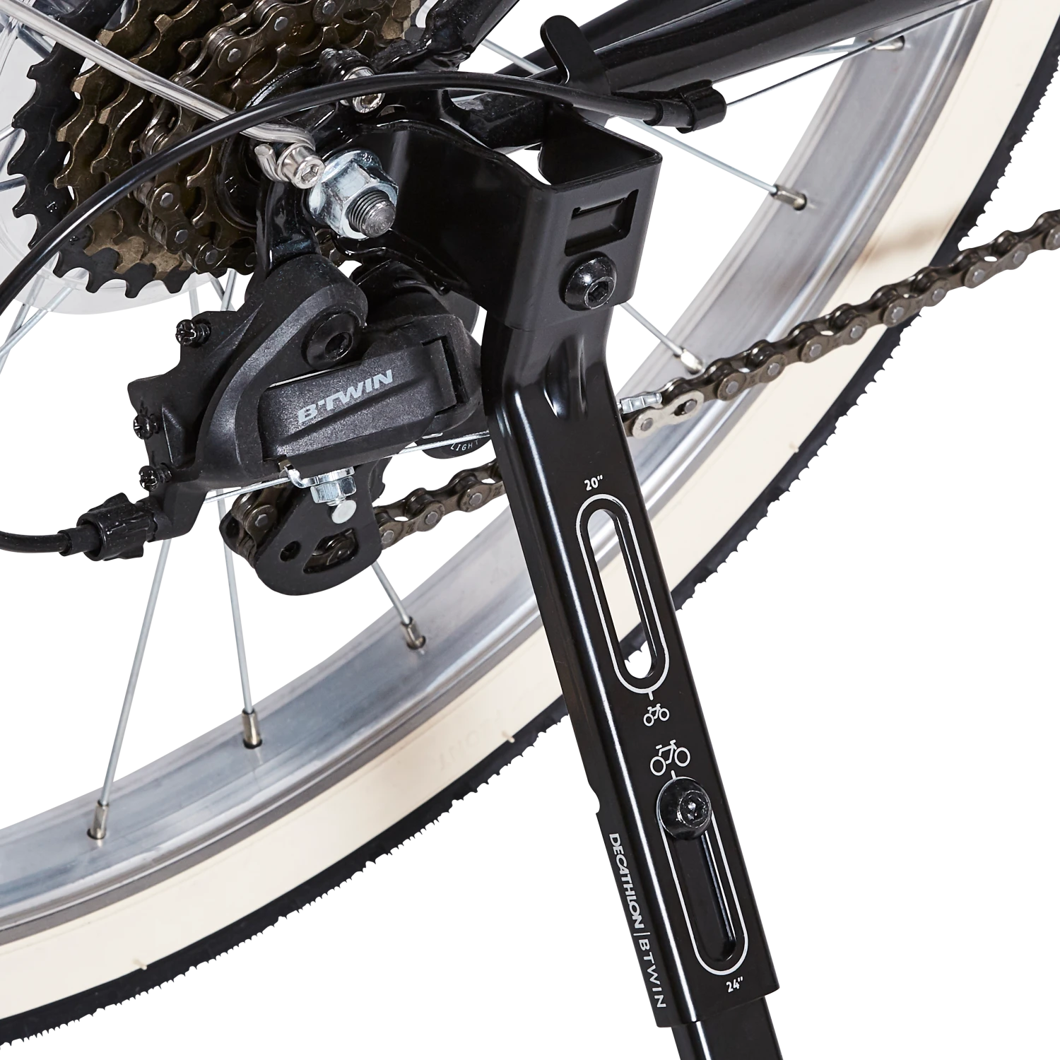 BTWIN 20" And 24" Kids' Bike Stabilisers 8 BTWIN 20" And 24" Kids' Bike Stabilisers - Image 6