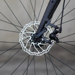 Road Bike Flat Bar Triban RC 500 Disc Brake - Black -RideGear Shop kf6c9f17cbfd4d5550f57af28c1b627ee