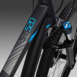 27.5 Inch Mountain Bike Rockrider ST 520 - Black -RideGear Shop kf90501e7e4dabdfd267a9b0bfd487d83