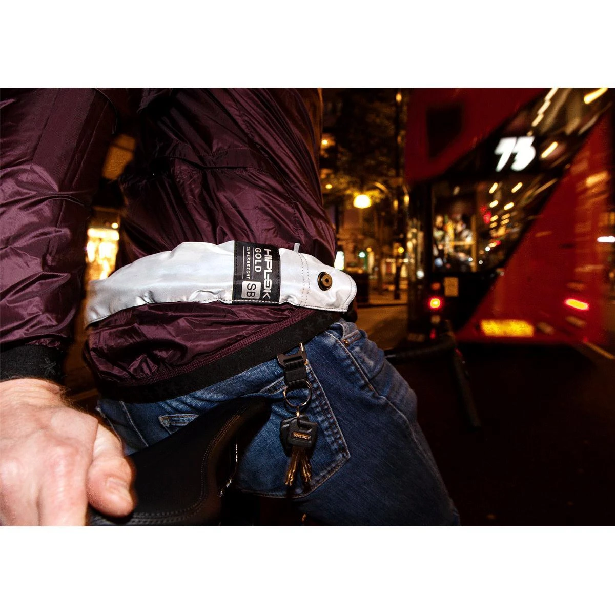 HIPLOK GOLD WEARABLE CHAIN LOCK 10MM X 85CM - WAIST 24 6 HIPLOK GOLD WEARABLE CHAIN LOCK 10MM X 85CM - WAIST 24 - Image 4